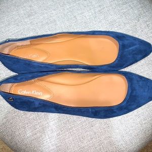 Blue flats